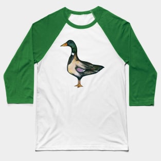 Mallard Duck Baseball T-Shirt